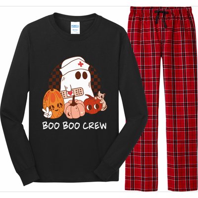 Boo Crew Pajamas For Boo Boo Crew Nurse Cute Gift Long Sleeve Pajama Set