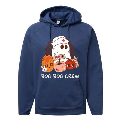 Boo Crew Pajamas For Boo Boo Crew Nurse Cute Gift Performance Fleece Hoodie