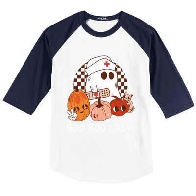 Boo Crew Pajamas For Boo Boo Crew Nurse Cute Gift Baseball Sleeve Shirt