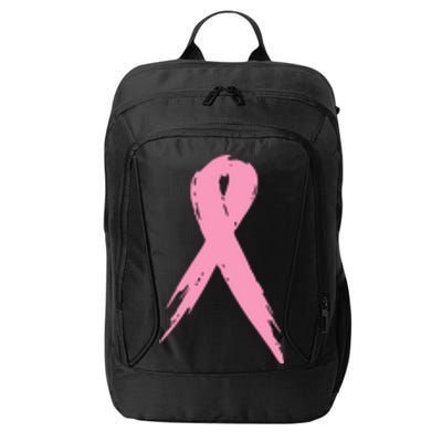 Breast Cancer Pink Ribbon Breast Cancer Awareness City Backpack