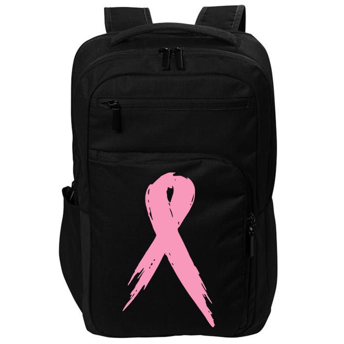 Breast Cancer Pink Ribbon Breast Cancer Awareness Impact Tech Backpack