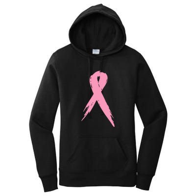 Breast Cancer Pink Ribbon Breast Cancer Awareness Women's Pullover Hoodie