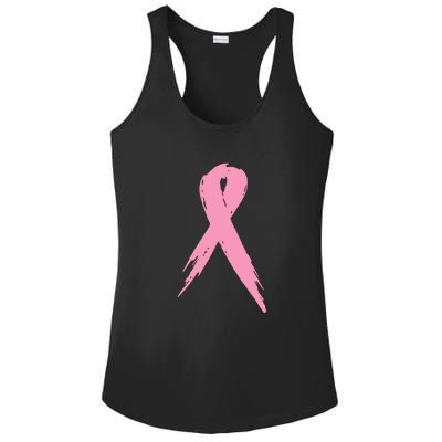 Breast Cancer Pink Ribbon Breast Cancer Awareness Ladies PosiCharge Competitor Racerback Tank