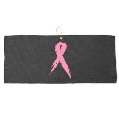 Breast Cancer Pink Ribbon Breast Cancer Awareness Large Microfiber Waffle Golf Towel