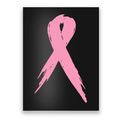 Breast Cancer Pink Ribbon Breast Cancer Awareness Poster