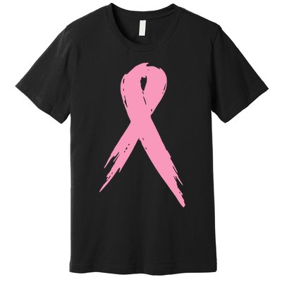 Breast Cancer Pink Ribbon Breast Cancer Awareness Premium T-Shirt