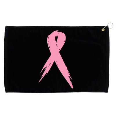 Breast Cancer Pink Ribbon Breast Cancer Awareness Grommeted Golf Towel