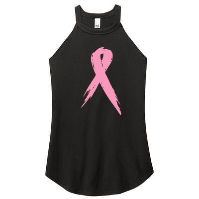 Breast Cancer Pink Ribbon Breast Cancer Awareness Women's Perfect Tri Rocker Tank