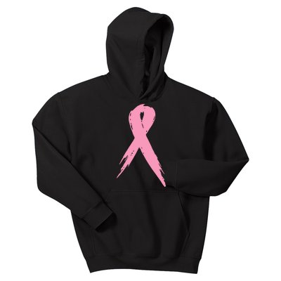 Breast Cancer Pink Ribbon Breast Cancer Awareness Kids Hoodie