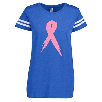 Breast Cancer Pink Ribbon Breast Cancer Awareness Enza Ladies Jersey Football T-Shirt