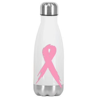 Breast Cancer Pink Ribbon Breast Cancer Awareness Stainless Steel Insulated Water Bottle