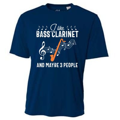 Bass Clarinet Player Funny People Music Instrument Musician Cooling Performance Crew T-Shirt