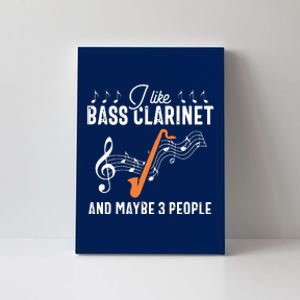 Bass Clarinet Player Funny People Music Instrument Musician Canvas