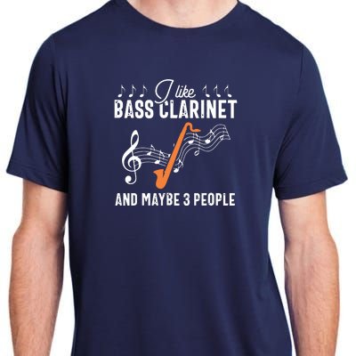 Bass Clarinet Player Funny People Music Instrument Musician Adult ChromaSoft Performance T-Shirt