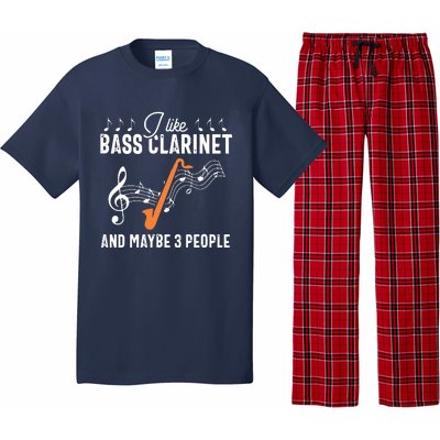 Bass Clarinet Player Funny People Music Instrument Musician Pajama Set