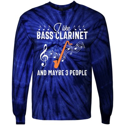 Bass Clarinet Player Funny People Music Instrument Musician Tie-Dye Long Sleeve Shirt