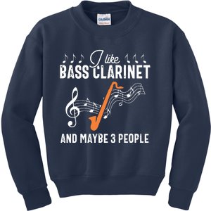 Bass Clarinet Player Funny People Music Instrument Musician Kids Sweatshirt