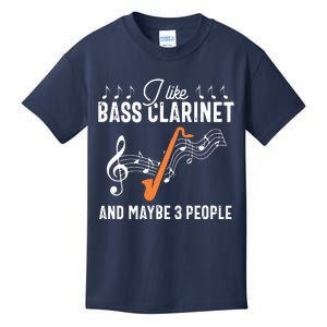 Bass Clarinet Player Funny People Music Instrument Musician Kids T-Shirt