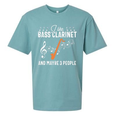 Bass Clarinet Player Funny People Music Instrument Musician Sueded Cloud Jersey T-Shirt