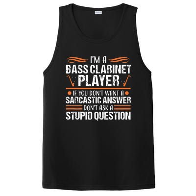 Bass Clarinet Player Funny Sarcastic Music Instrument Tee PosiCharge Competitor Tank