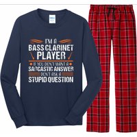 Bass Clarinet Player Funny Sarcastic Music Instrument Tee Long Sleeve Pajama Set