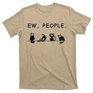 Black Cat1ew People Funny1meowy Cat Lovers T-Shirt