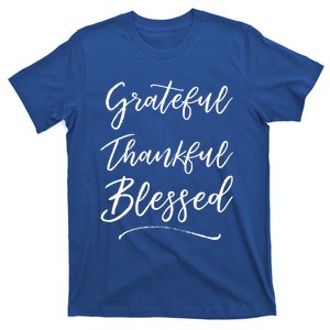 Blessed Christian Quote Jesus Gift Grateful Thankful Blessed Meaningful Gift T-Shirt