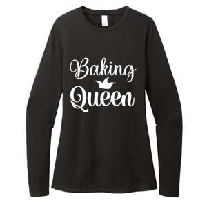 Baking Cooking Queen Mom Gift Womens CVC Long Sleeve Shirt