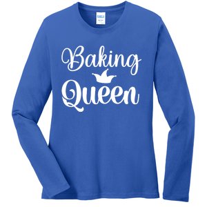 Baking Cooking Queen Mom Gift Ladies Long Sleeve Shirt