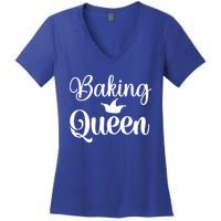 Baking Cooking Queen Mom Gift Women's V-Neck T-Shirt