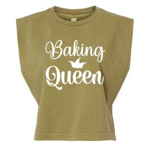 Baking Cooking Queen Mom Gift Garment-Dyed Women's Muscle Tee