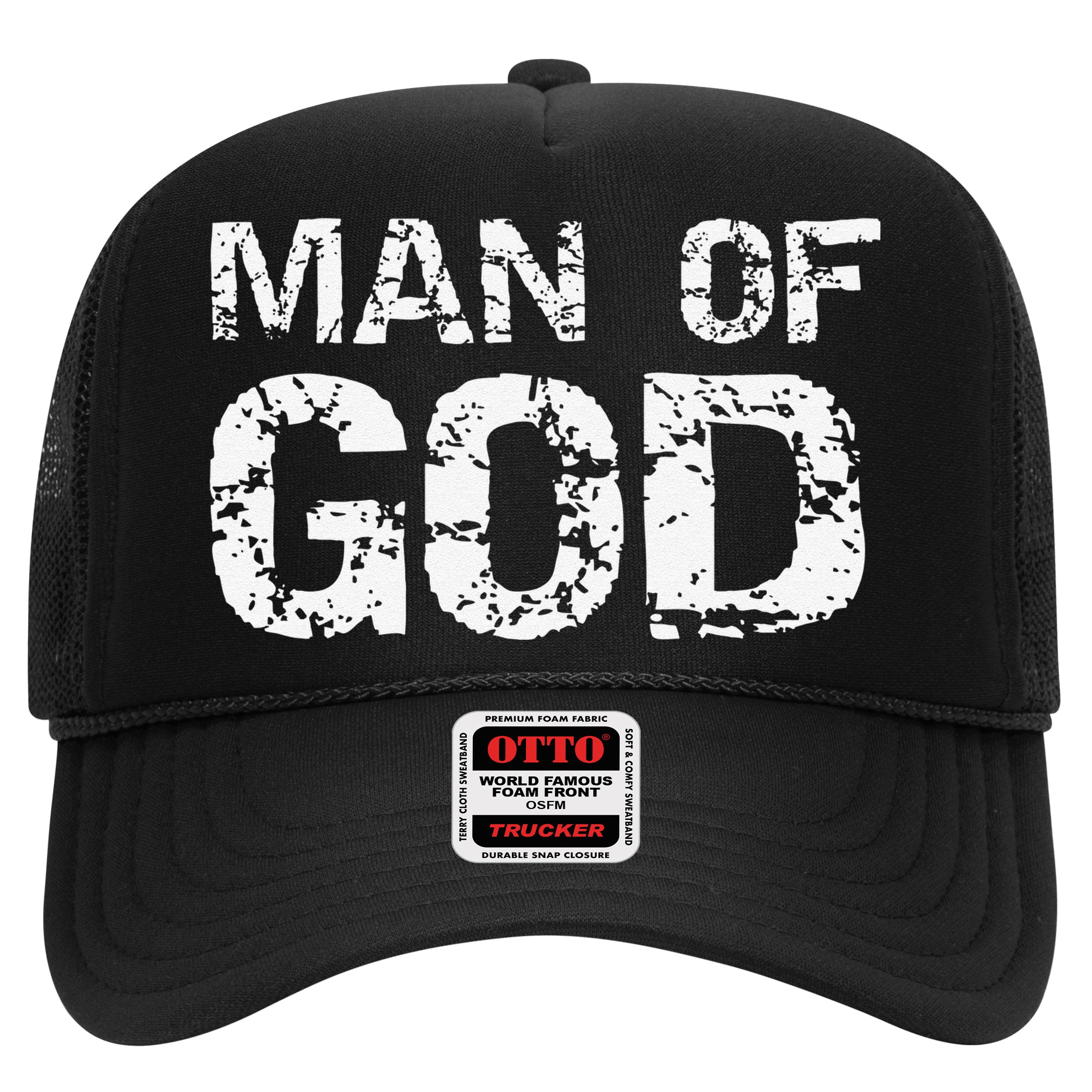 Bold Christian Quote For Faith Saying Gift Man Of God Hat