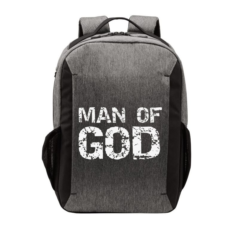 Bold Christian Quote For Faith Saying Gift Man Of God Vector Backpack