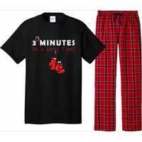 Boxing Coach Quote 3 Minutes Is A Long Time In Ring Boxer Pajama Set