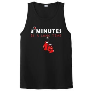 Boxing Coach Quote 3 Minutes Is A Long Time In Ring Boxer PosiCharge Competitor Tank