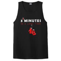 Boxing Coach Quote 3 Minutes Is A Long Time In Ring Boxer PosiCharge Competitor Tank