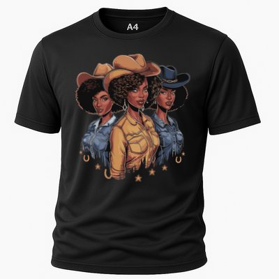 Black Cowgirl Rodeo Melanin Performance Shirt
