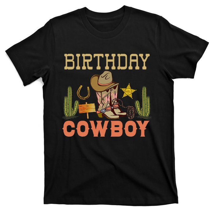 Birthday Cowboy Rodeo Country B Day Matching T-Shirt