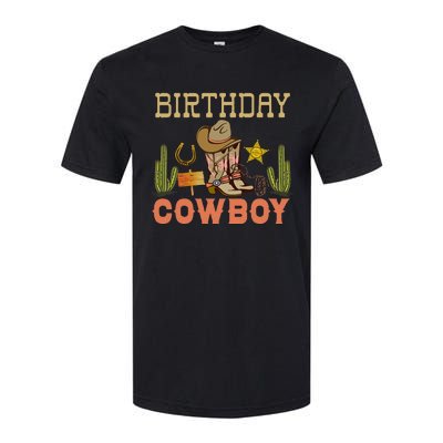 Birthday Cowboy Rodeo Country B Day Matching Softstyle® CVC T-Shirt