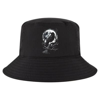 Black Crow Raven Bird Cool Comfort Performance Bucket Hat