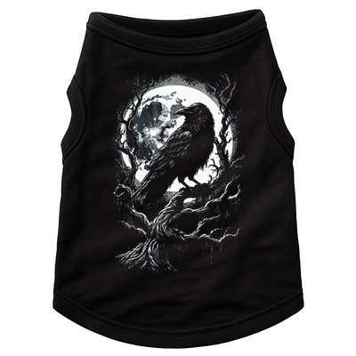 Black Crow Raven Bird Doggie Tank