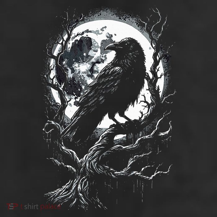 Black Crow Raven Bird 11oz C Handle Ceramic Mug