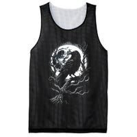 Black Crow Raven Bird Mesh Reversible Basketball Jersey Tank
