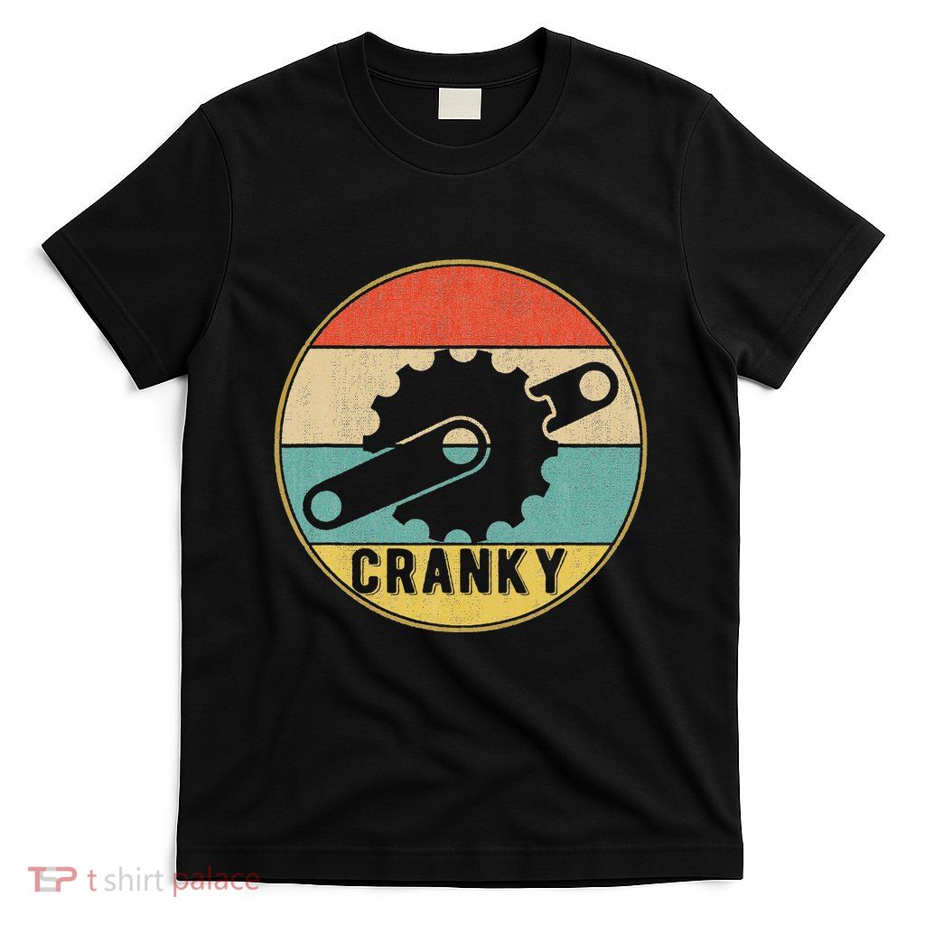 Bicycle Cranky Retro Gift For Cycling Lovers T-Shirt