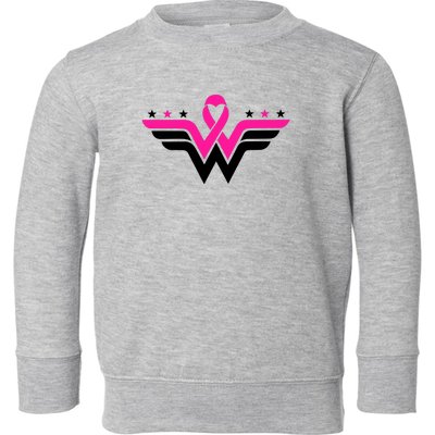 Breast Cancer Ribbon Toddler Sweatshirt