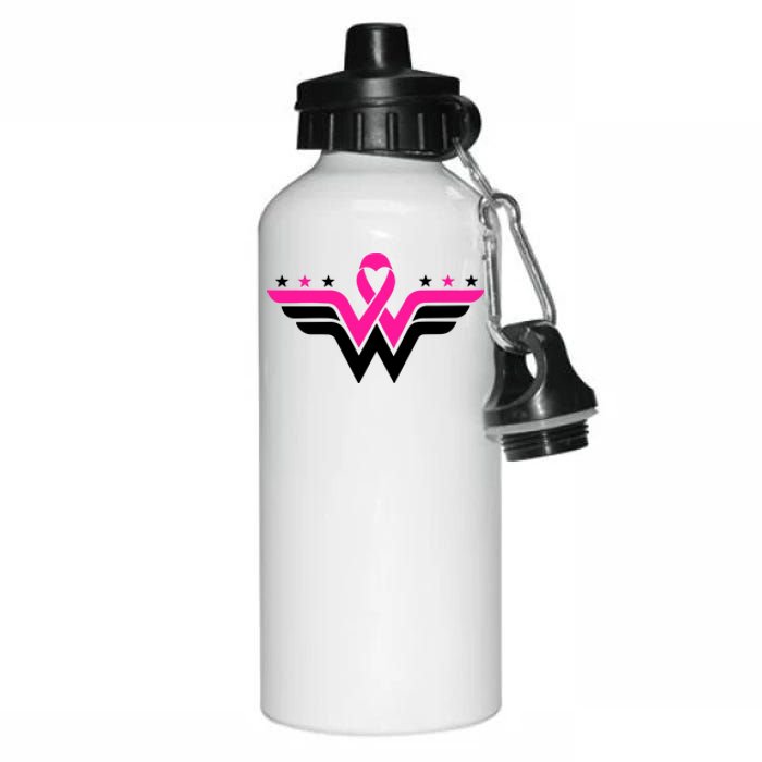 Breast Cancer Ribbon Aluminum Water Bottle