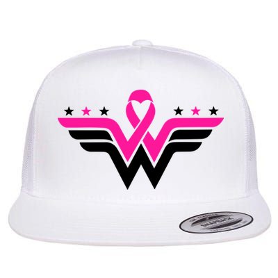 Breast Cancer Ribbon Flatbill Hat