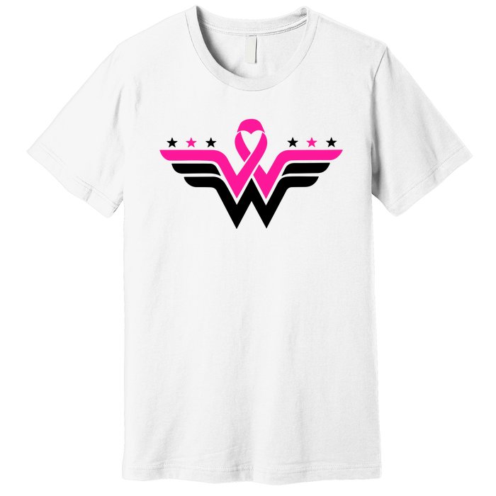 Breast Cancer Ribbon Premium T-Shirt