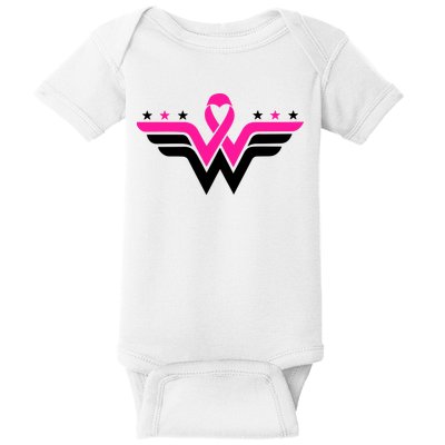 Breast Cancer Ribbon Baby Bodysuit