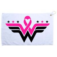 Breast Cancer Ribbon Grommeted Golf Towel